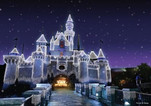 walt disney world castle christmas. Beauty#39;s Castle, Christmas