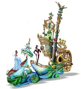 Princess and the Frog Float