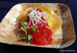 Food-and-Wine-Sustainable-Chew-Ricotta-and-zucchini-ravioli-with-tomato-sauce-15.001-700x484