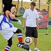 Kaka Meets With Mickey and International Youth in Orlando