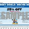 Disney Parks to Offer Off-Hours Dining Discount Vouchers in April