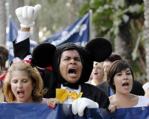 Disneyland Hotel Workers Union Strike