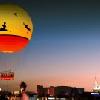 Characters In Flight Balloon Closes for Inspection in Downtown Disney